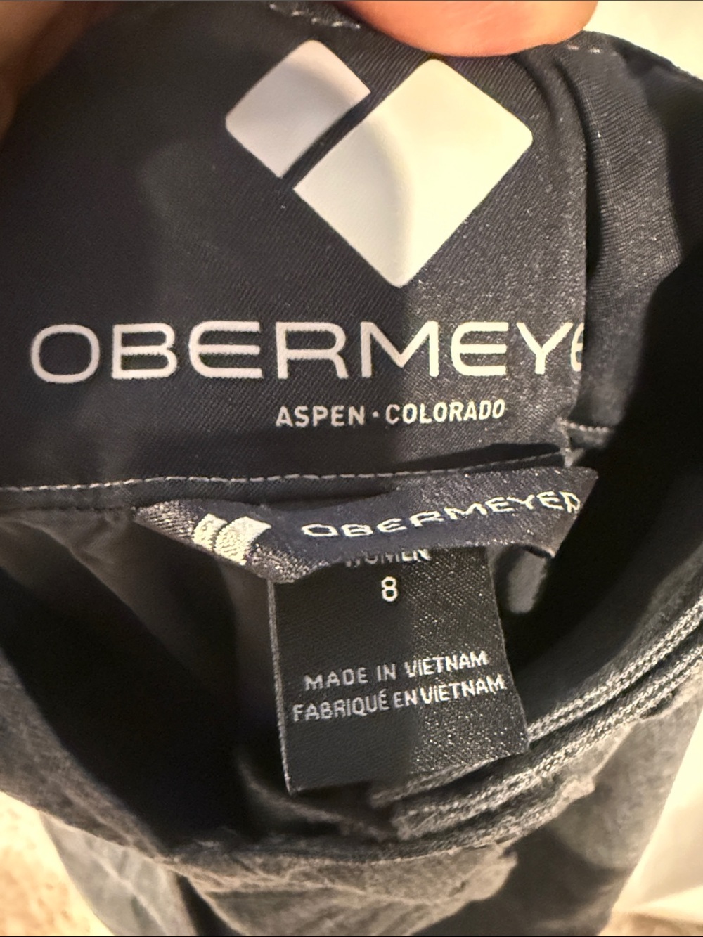 Obermeyer Malta Bib Overalls Women's Size 8 Skiing Snow Cold Pants $199 - Picture 6 of 10